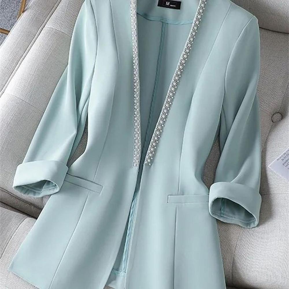 v neck thin suit womens spring and summer korean fashion