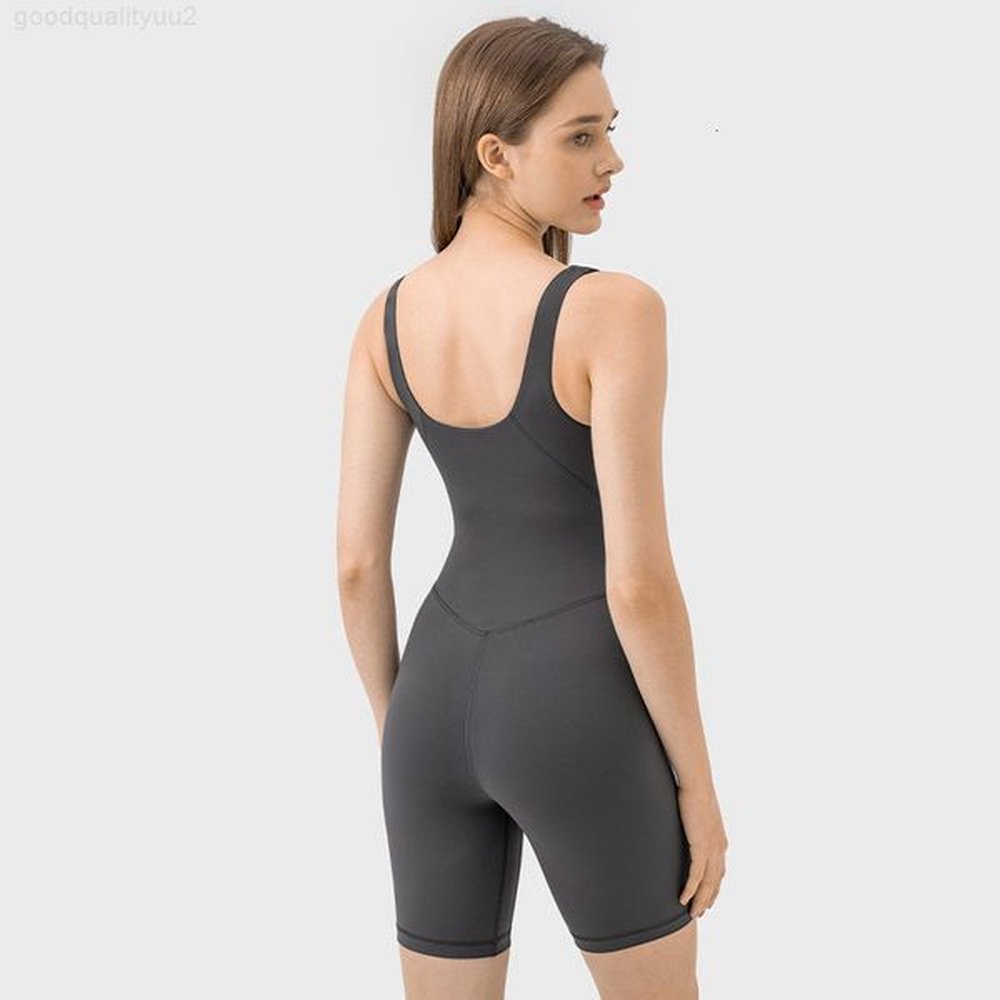 v neck yoga bodysuit light support unitard with removable