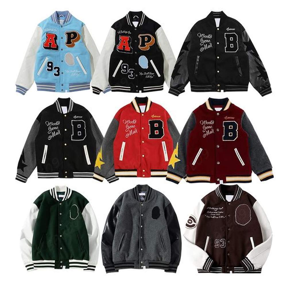 Varsity Jacket Mens Designer Jackets Men Women Baseball Jacket Letter Embroidery Coat Streetwear Luxury Baseball Jacket