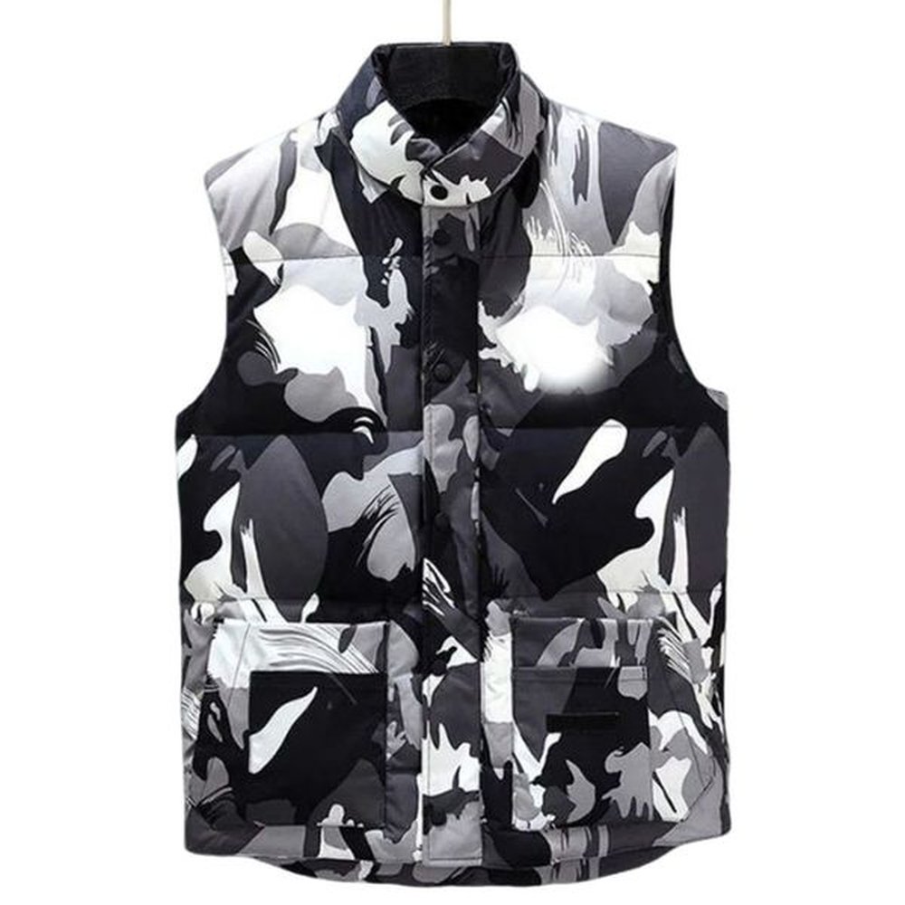 Veste Femme Parka Jacket Mens Puffer Waistcoat Top Zipper Button Letters Slim White Duck Down Designer Woman Gilet Winter Vest Bodywarmer Ta