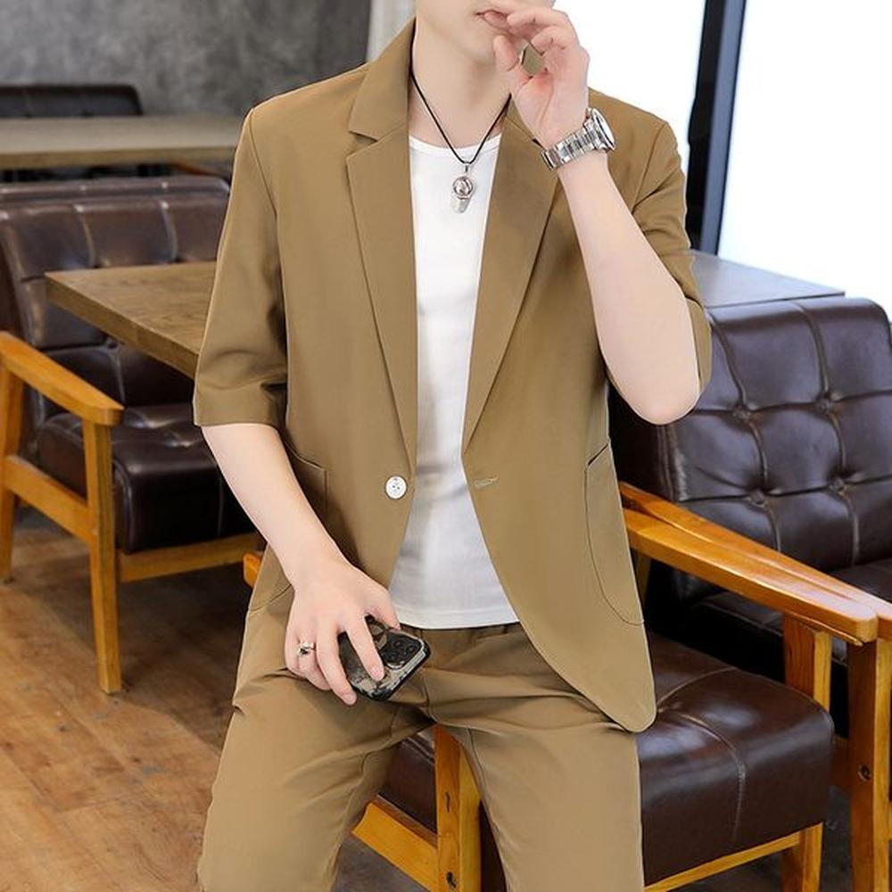 V2849-Men's casual large size jackets spring and autumn men's jacket comfortable jackets