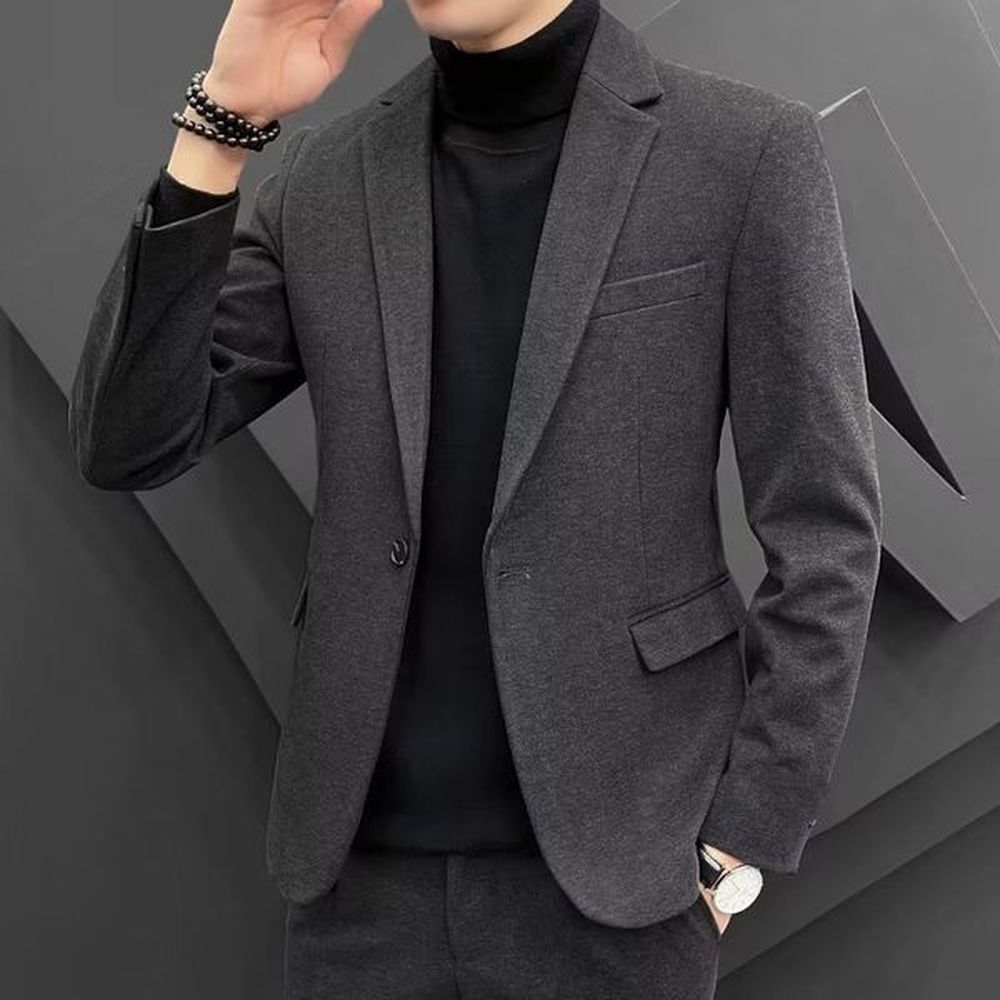V2852-Men's casual large size jackets spring and autumn men's jackets comfortable jackets