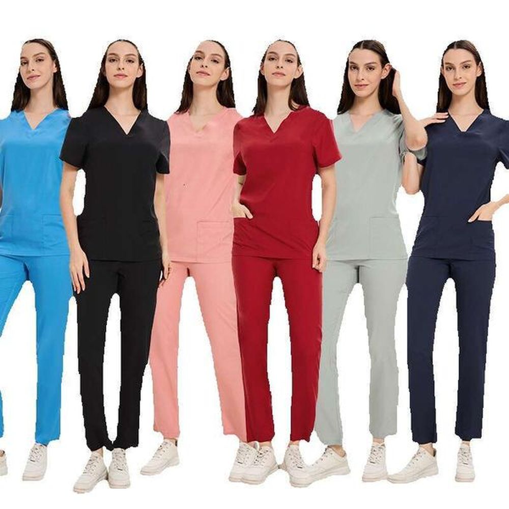 vneck hand washing doctors nurses pet surgical clothes medical beauty