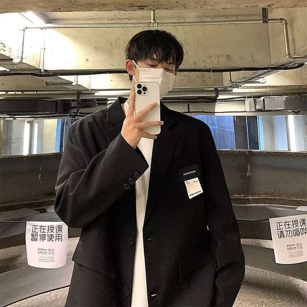 V13Student rogue spring and autumn jacket suit thug trend elegant clothes suit