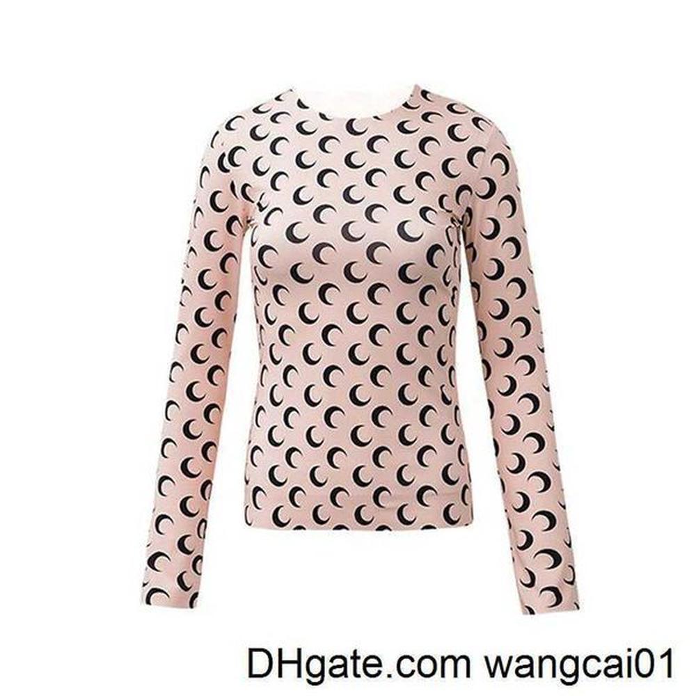 wangcaiwomens tshirt designer finine womens t shirts clothes sexy moon