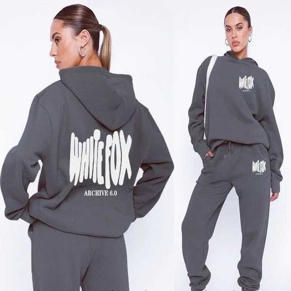 white foxe womens hoodies sweatshirts autumn and winter plus velvet