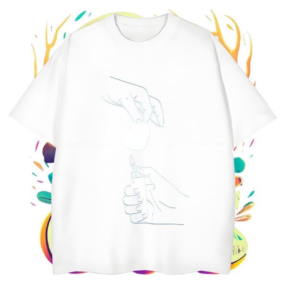 Wholesale Lines Tshirts 230g 100% Cotton T shirt DIY Printed Hip Hop Street Crew Neck Breathable Classic Tees Shirts