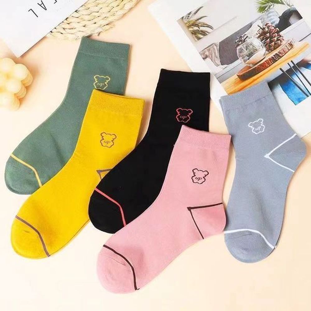 wholesale pure cotton socks childrens mid tube korean version simple.jpeg