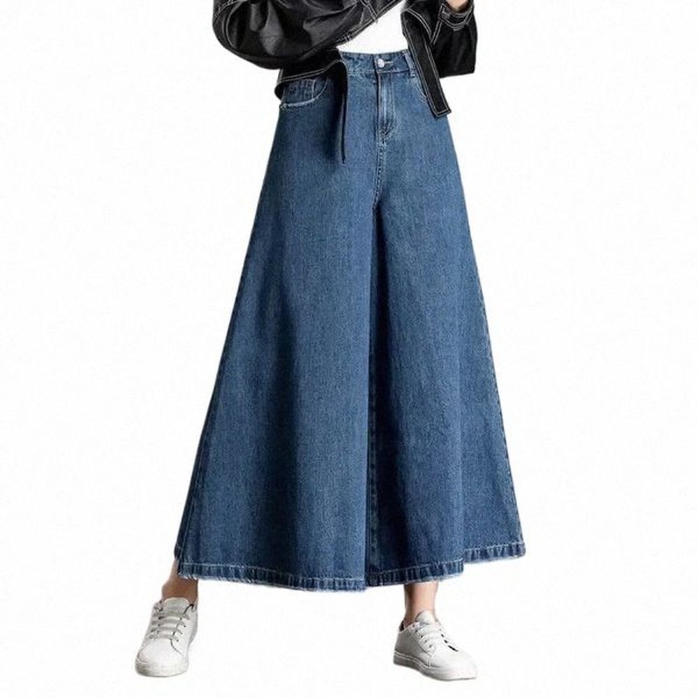wide leg jeans women new korean dongdaemun high waist