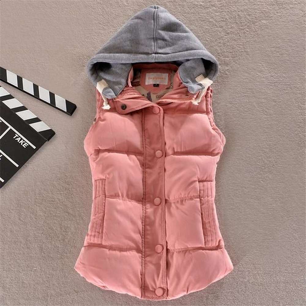 winter casual harajuku coat woman vests roupas femininas basic jackets