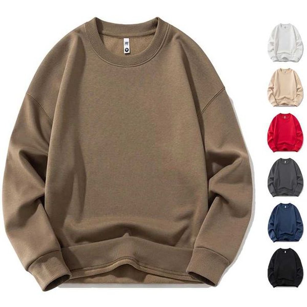 Winter heavy warm wool sweatshirt for men high-quality luxury Crewneck sweatshirt for men Sudaderas Sin Capucha sweatshirt for men W2401211