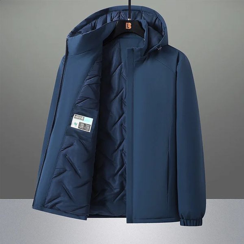 Winter Jacket Men Hooded Thick Warm Coats Man Outwear Solid Korean Fashion Parkas Detachable Hat Jackets for Men Clothing 241121