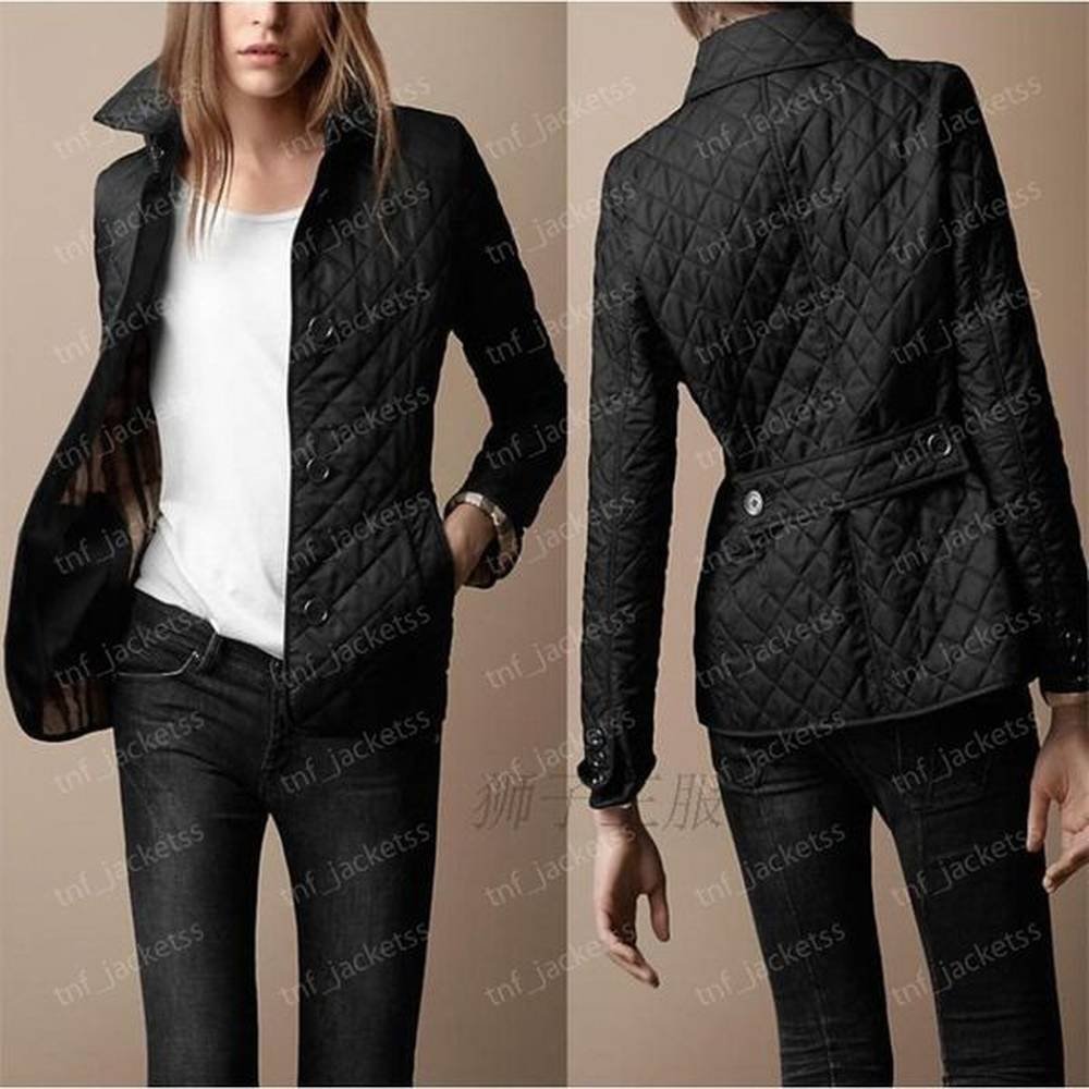winter jacket women quilted coat plus size overcoat women lapel