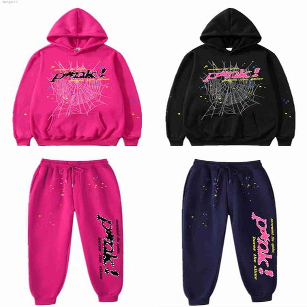 winter jacket Young Thug 555555 Men Women Hoodie Spider Net Sweatshirt Web Graphic Sweatshirts Pullovers Hoody for Free Shipping a7