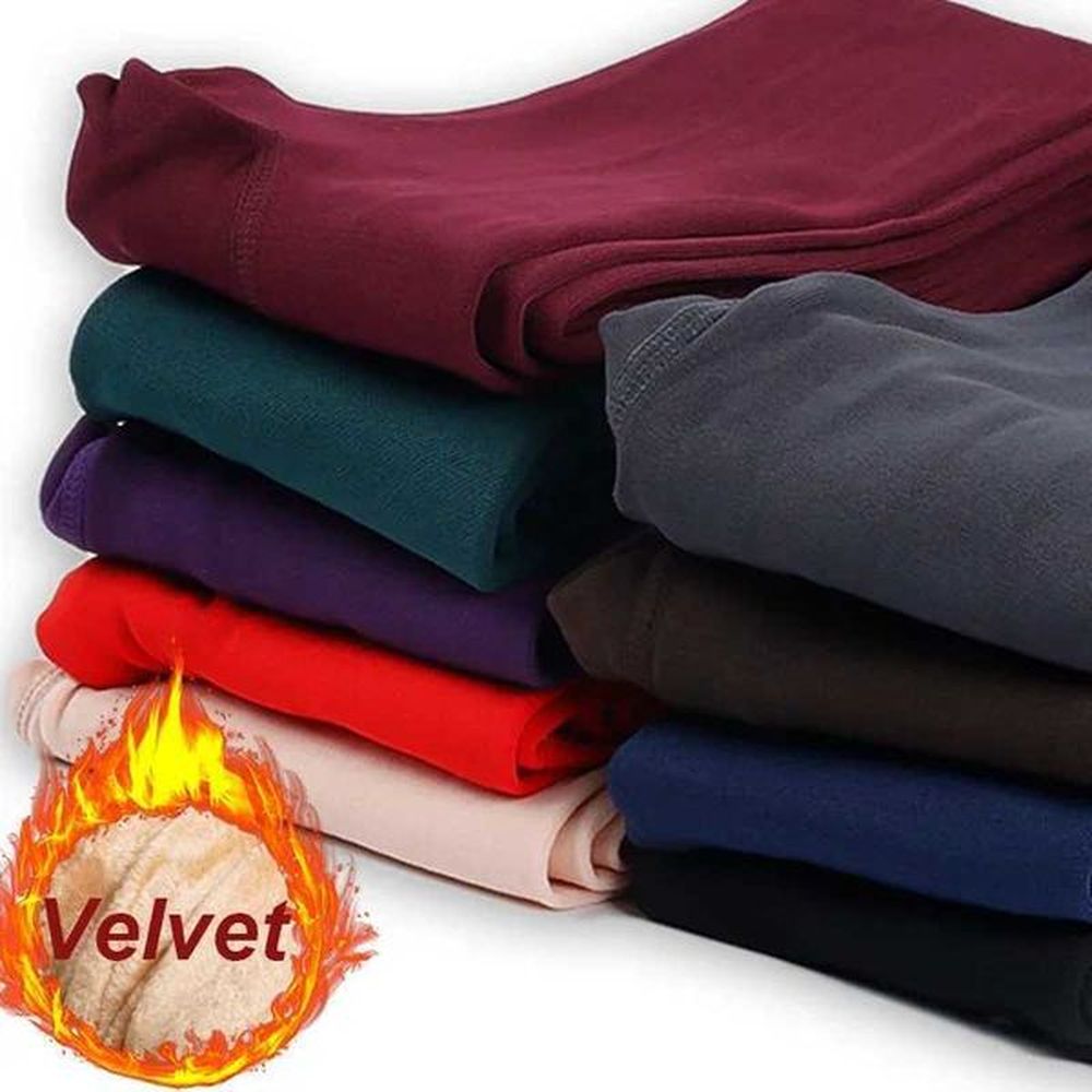 winter leggings knitting velvet casual stockings high elastic thicken ladys