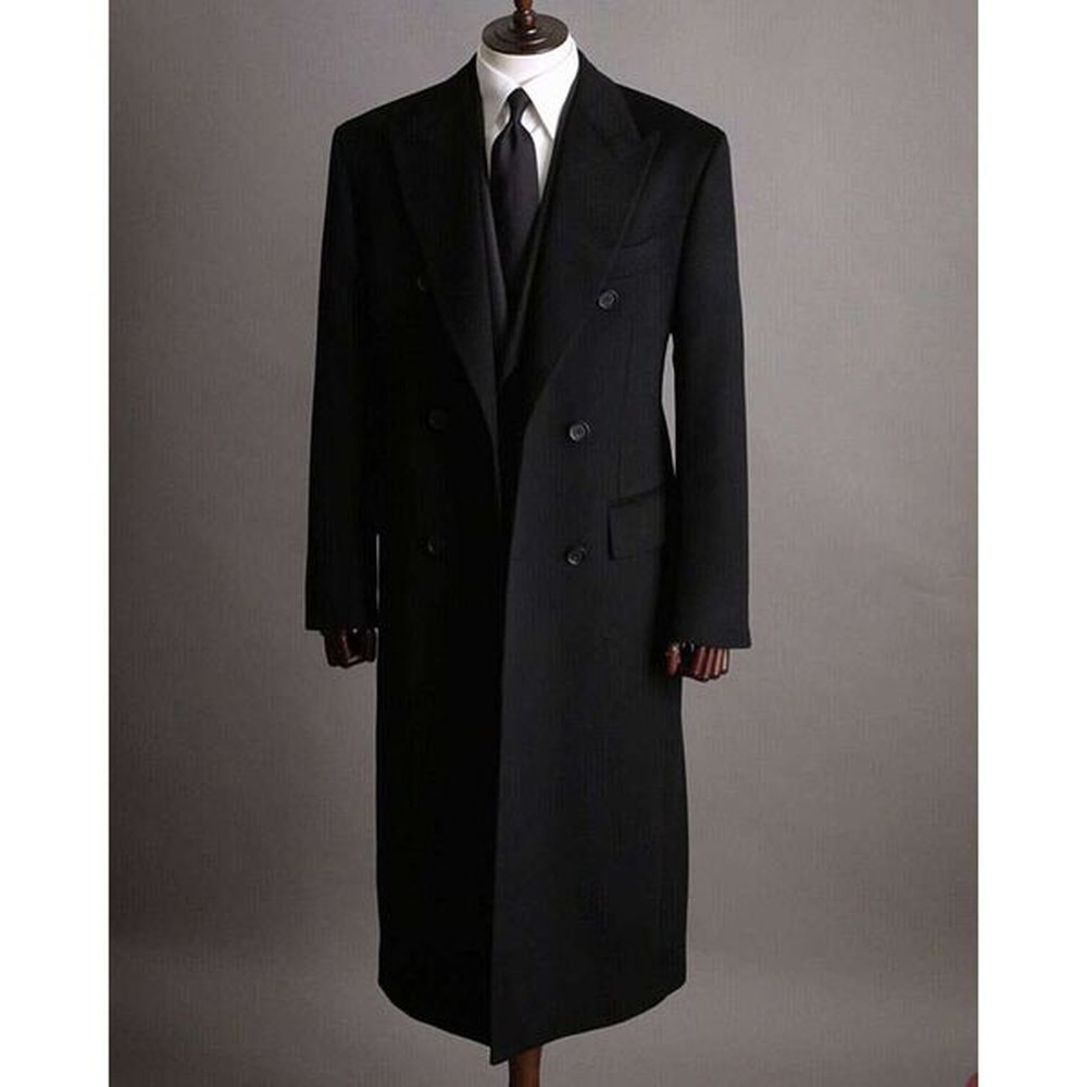 Winter Long Blazer Business Double Breasted High Quality Men's Jackets Elegant Man Suit New in Suits & Blazers Male