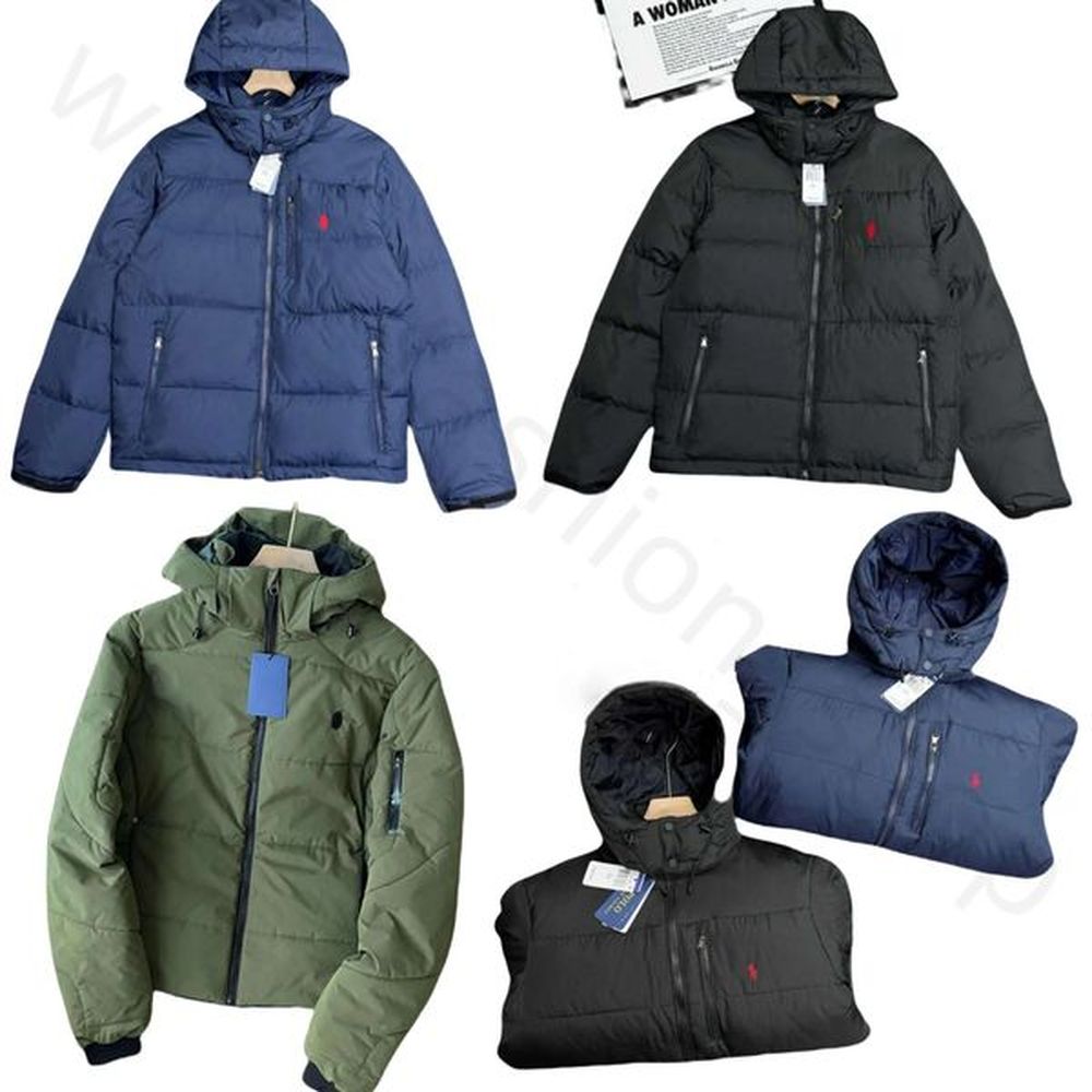 Winter Rl Jacket Winterjacke Mens Coat Mens Puffer Jacket Mens Jacket Coats Designer Men Hooded Zipper Winter Polo Puffer Designer Puffer Ja