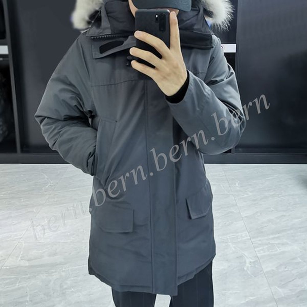 with detachable fur collar fashion mid length down jacket for