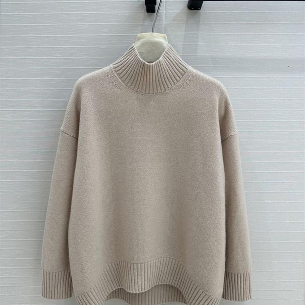 wl womens versatile soft casual loose simple fashionable sweater