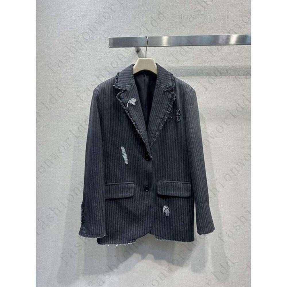 woman blazer jackets brand suit women stripe jacket designer lapel