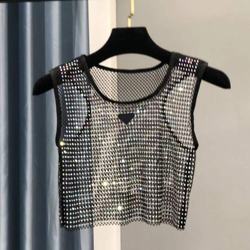 woman vest shirts net t shirt sleeveless tank hollow out