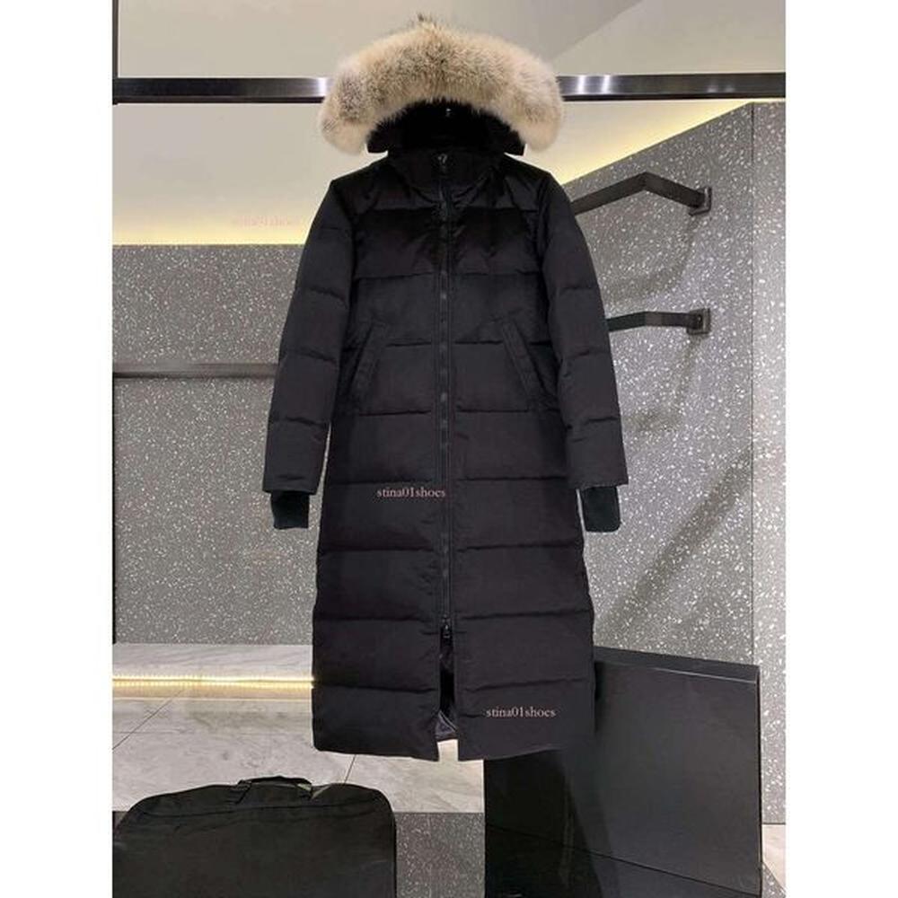 women canadian down jacket puffer jacket parkers winter midlength overtheknee