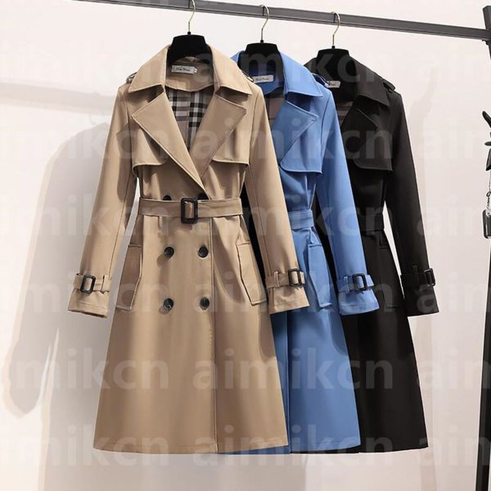 women heritage trench coats designer down parkas outerwear elegant belt