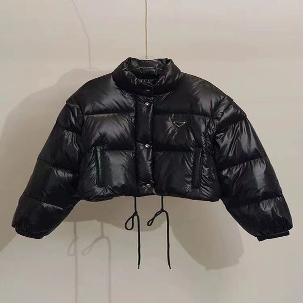 2023 Women Jacket Down Coat Winter Gilet Vest Fashion Short Jacket Style Detachable Sleeves Outfit Windbreaker Pocket Outside Lady Warm Coat