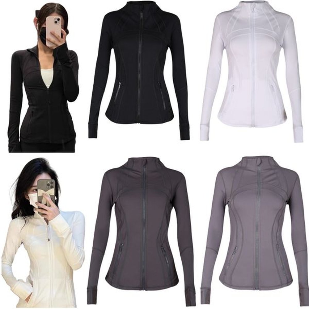 women jackets yoga jacket womens define workout sport coat with