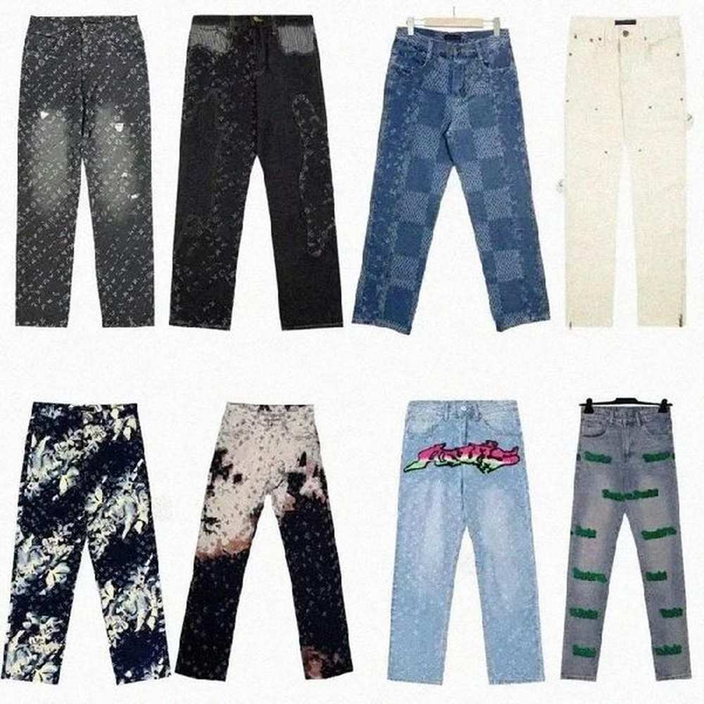 Women Jeans Trousers Mens jeans Designer Jean Men loose Pants High-end Quality Straight Design Retro Streetwear Casual Sweatpants