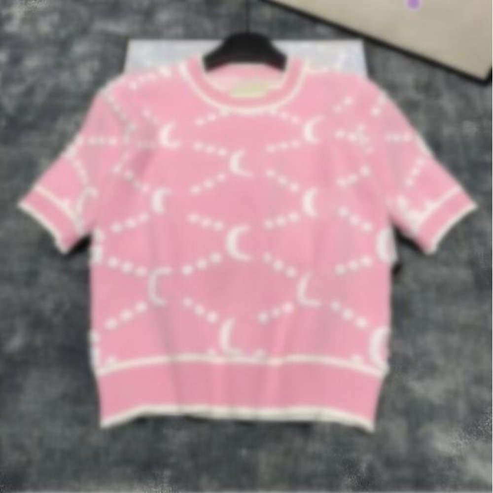 women knits tees letter print designer t shirt fashion