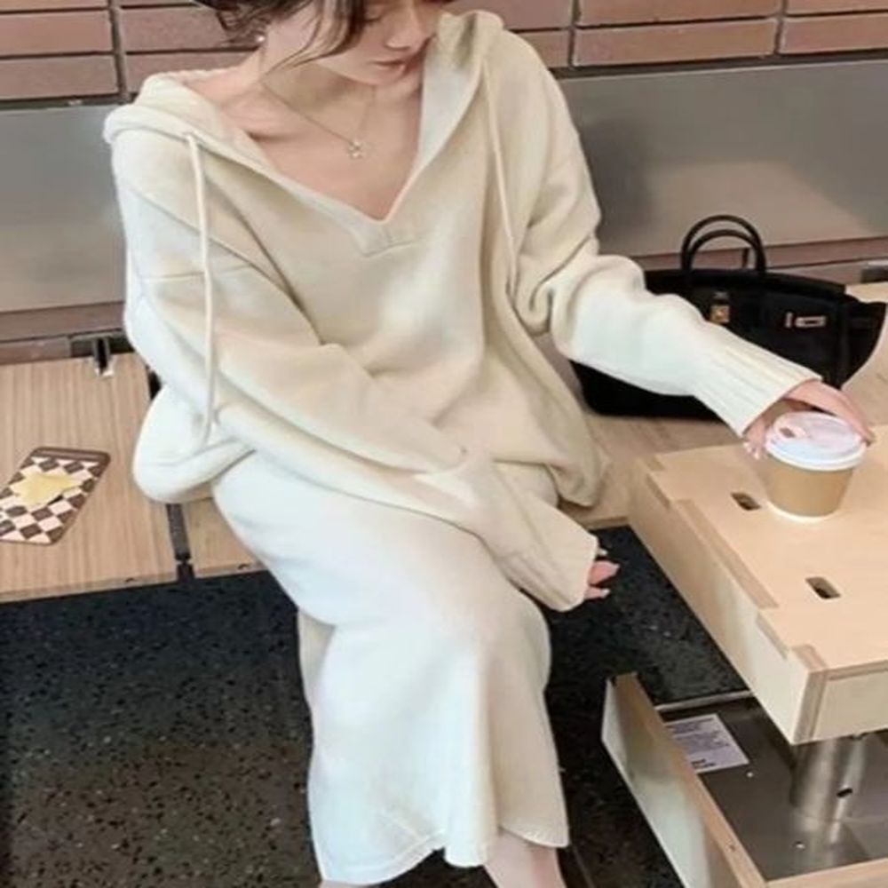 women knitted sweater piece suits autumn fashion blouses tops