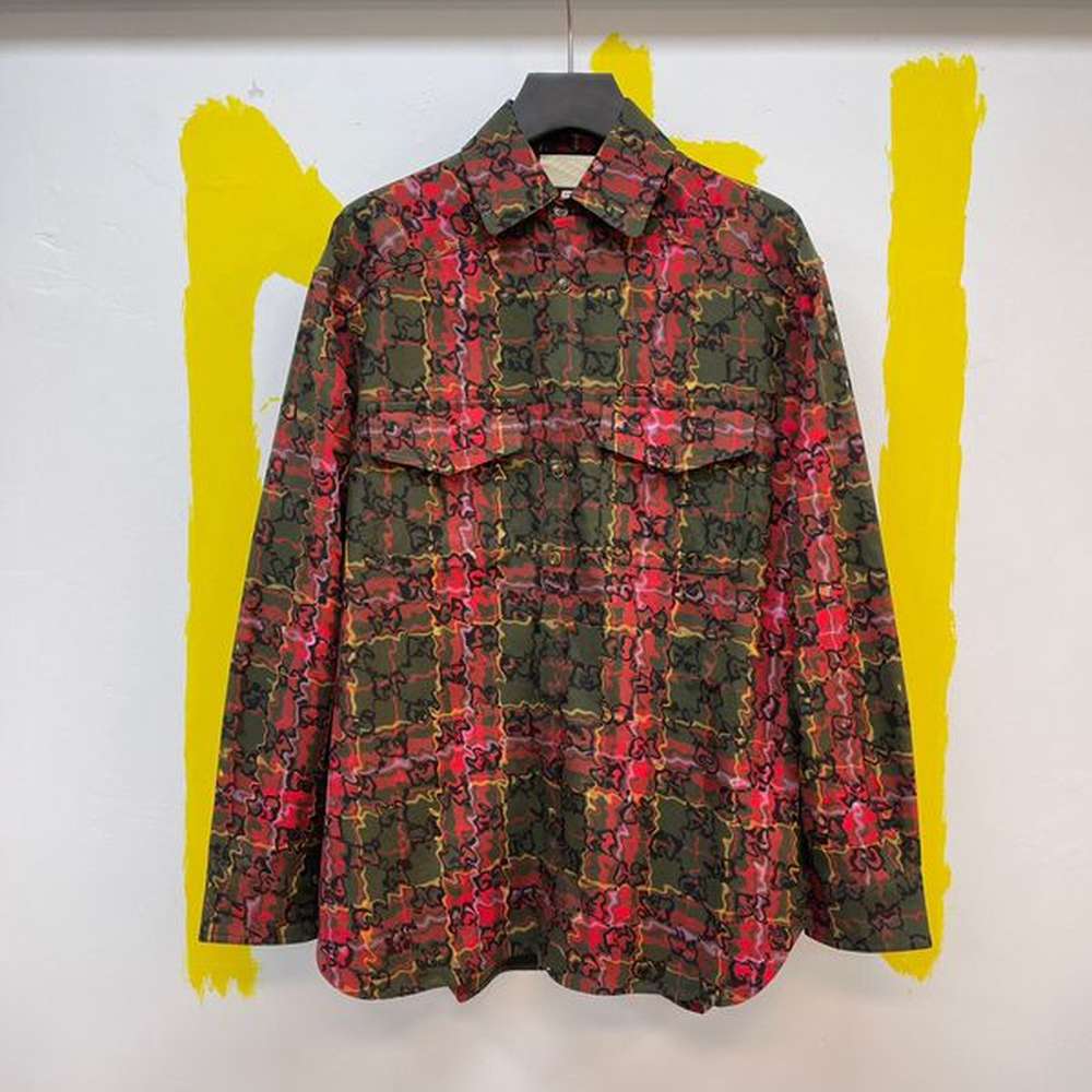 women lapel neck autumn winter printed blouse luxury floral blouses