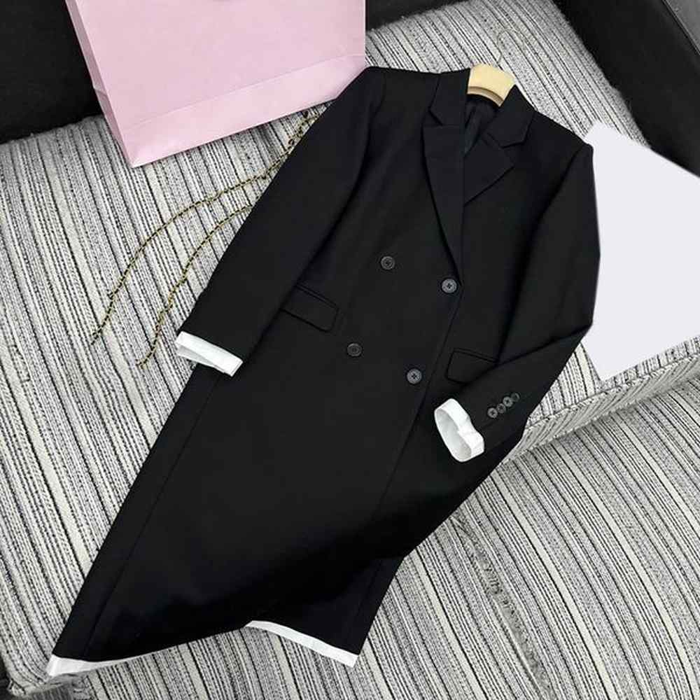 women long suit jackets designer patchwork blazer coats lapel neck
