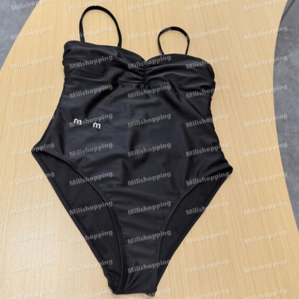 women one piece swimwear with pads halter bikini push up