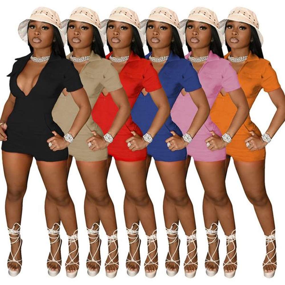 women overalls embroidery rompers plus size xl short sleeve jumpsuits