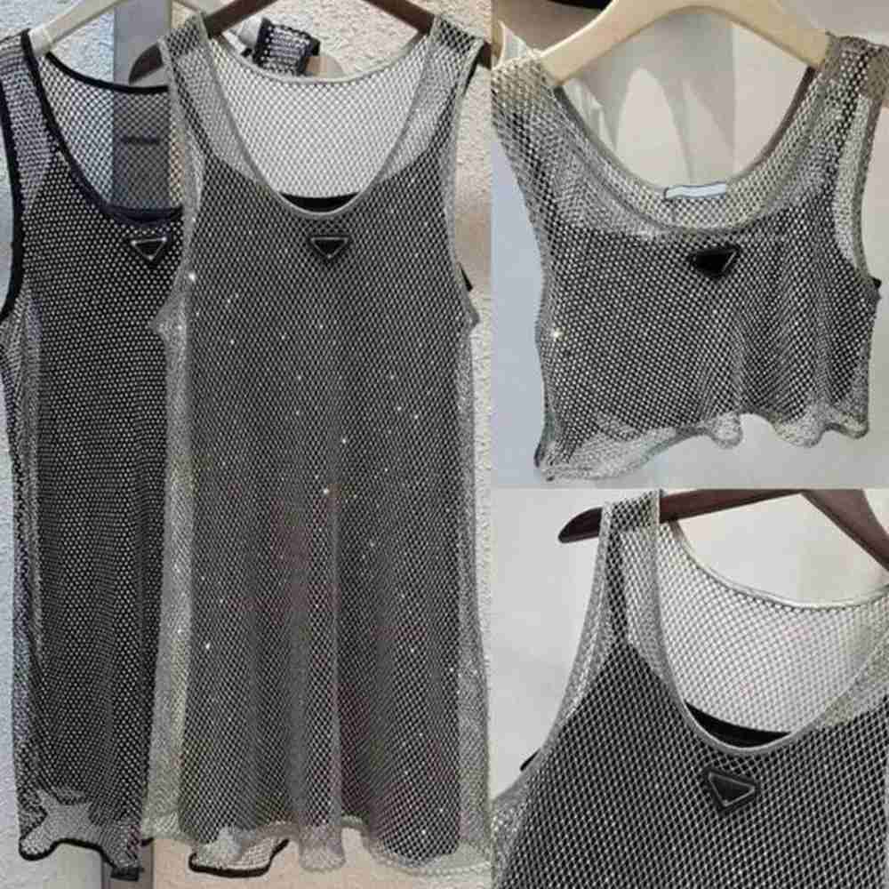 women shiny rhinestone dress sexy crop top vest fashion denim