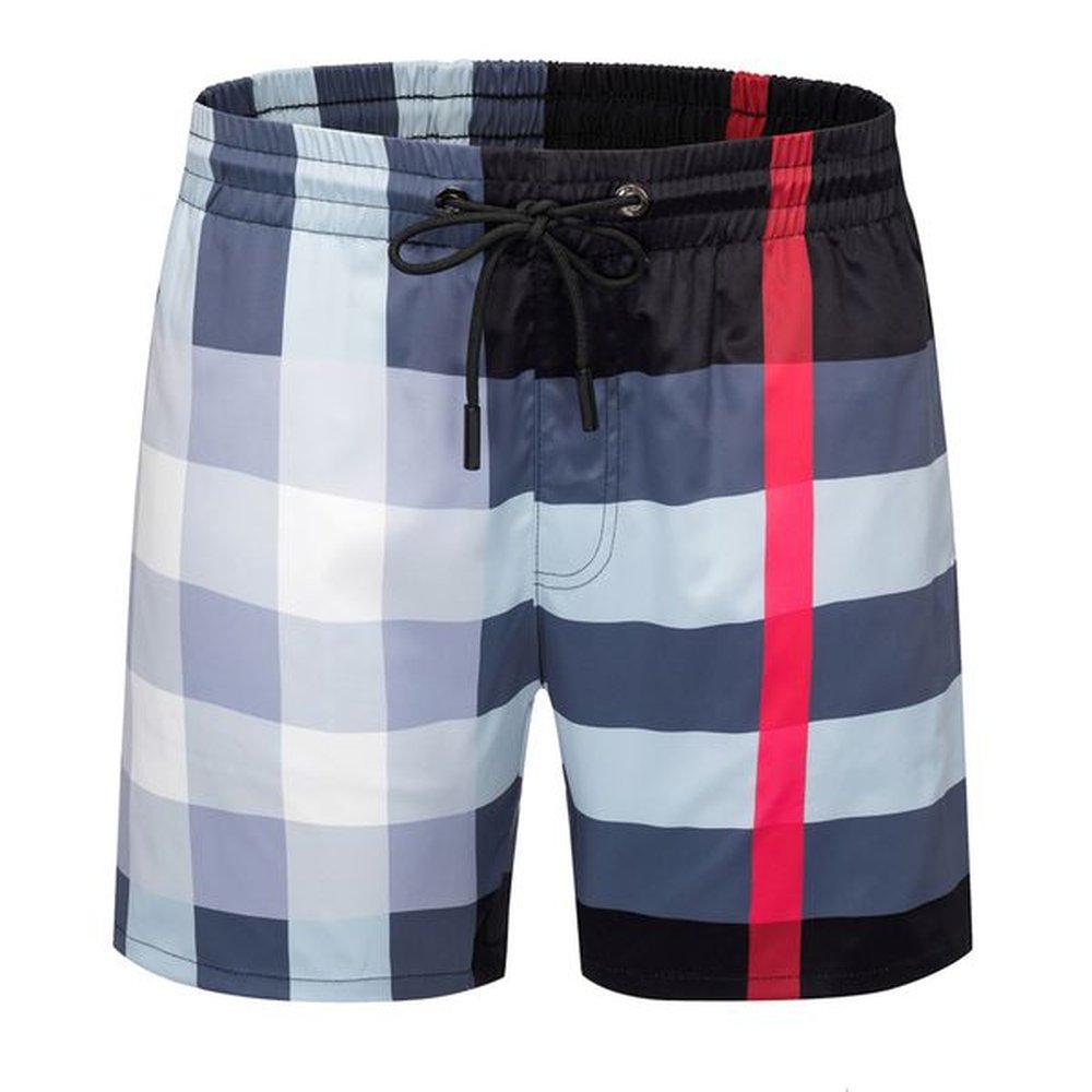 2025 women shorts designer mens swim short stretch chino Thin quick-drying football fashion brand red color matching plaid swimwear men fjyz