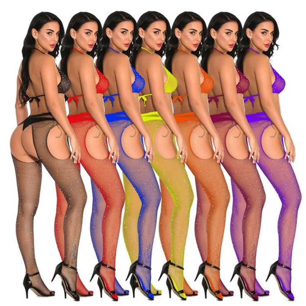 women socks hosiery sexy woman lingerie panty set fishnets