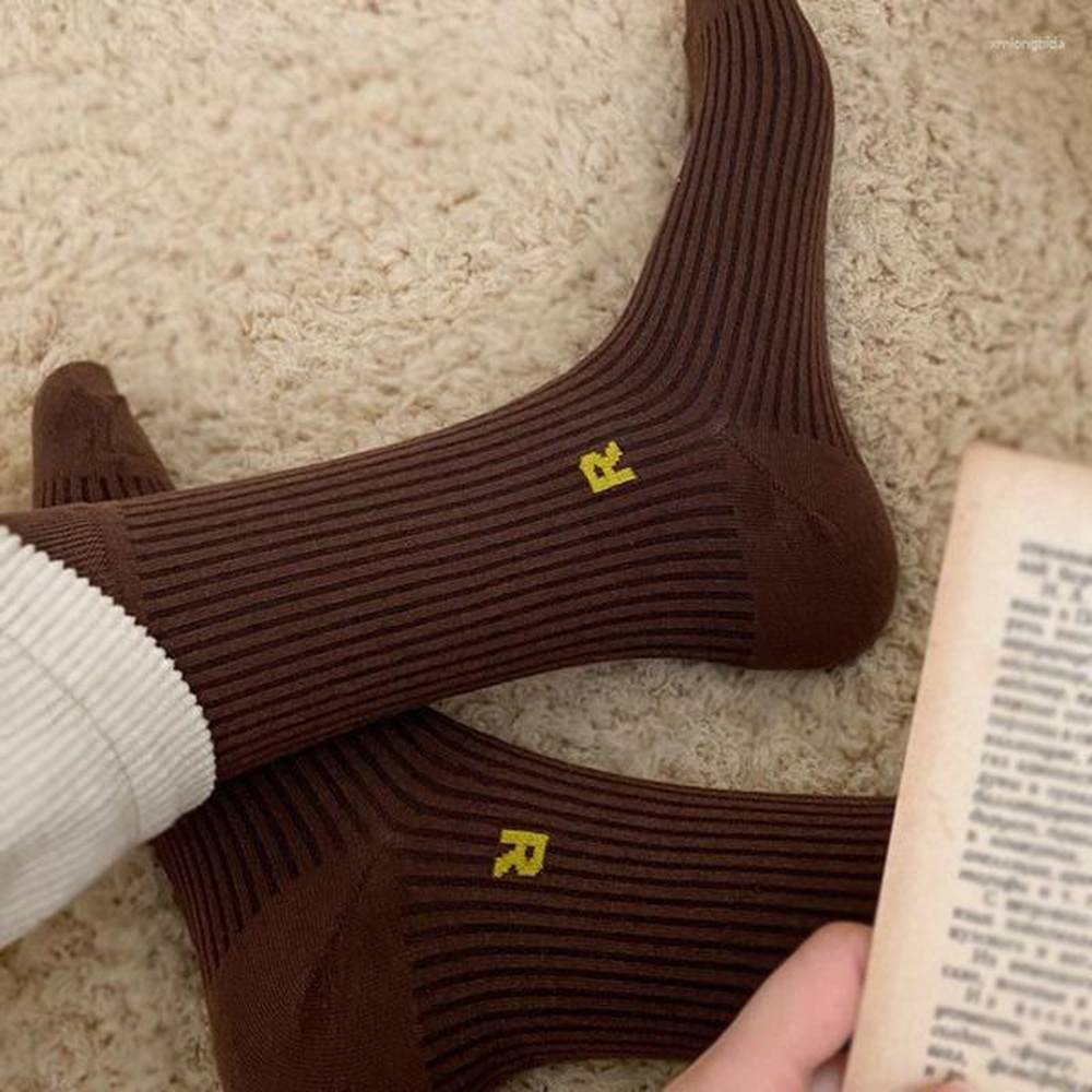 women socks sports korean version colors ins tide embroidery basketball