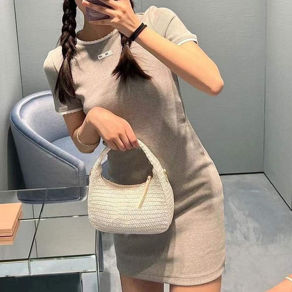 women summer dress lace round neck bodycon short sleeve evening