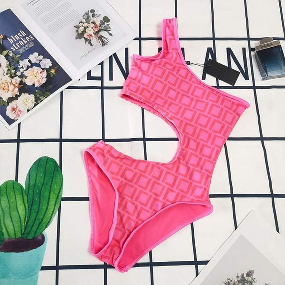 women swimsuit one piece luxurys sports swimwear one shoulder beachwear