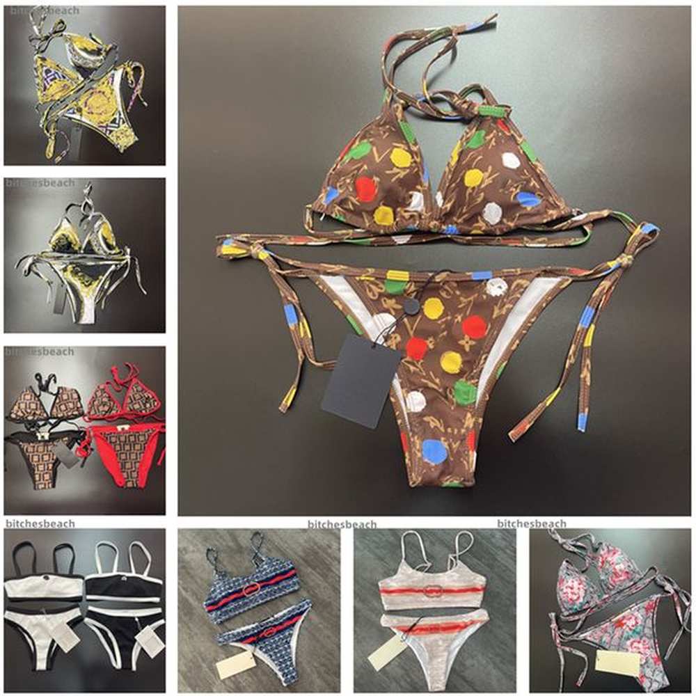 women swimwear designer letters fashion swimsuit sexy girls bathing suit