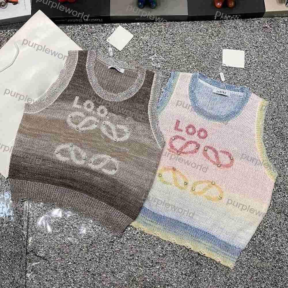 women tank tops designer embroidery vest sleeveless pullover sleeveless tops
