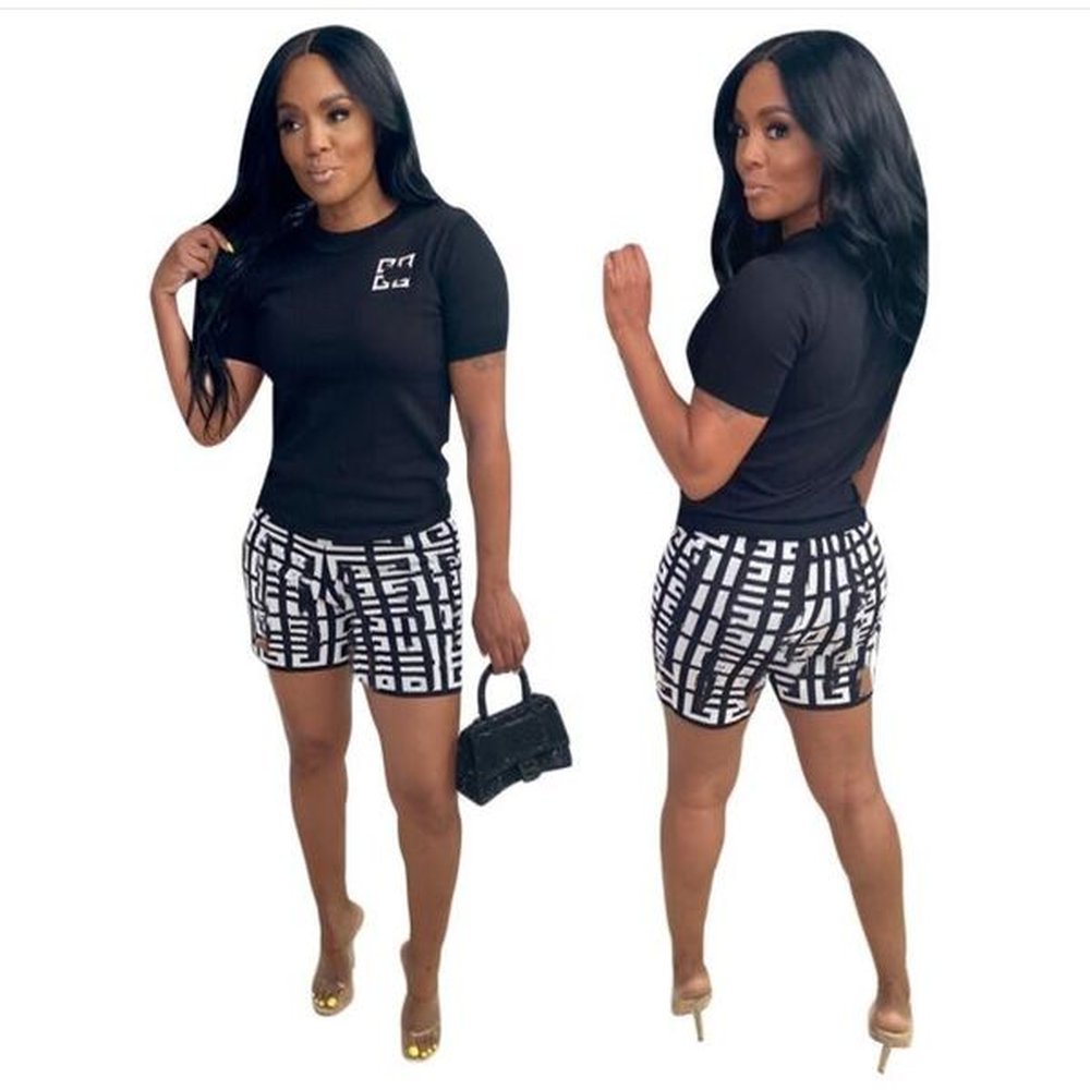 women tracksuits shorts designer two piece set new thickened