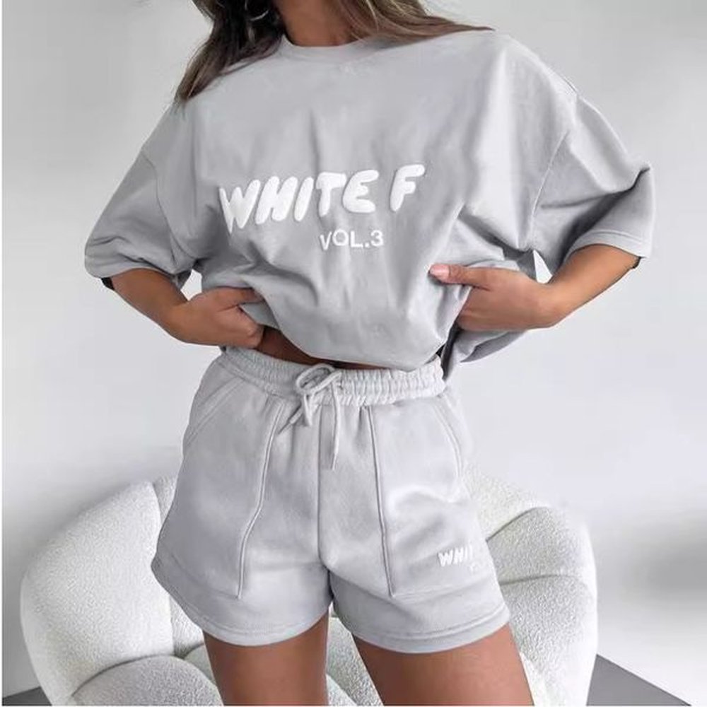 women tracksuits two pieces set designer summer set fashionable sporty