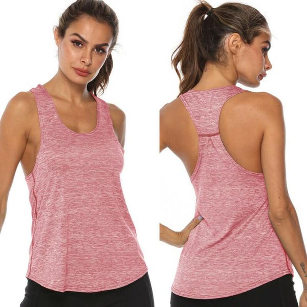 women tshirts yoga strawberry milkshake sleeveless racerback vest sport fitsinglet