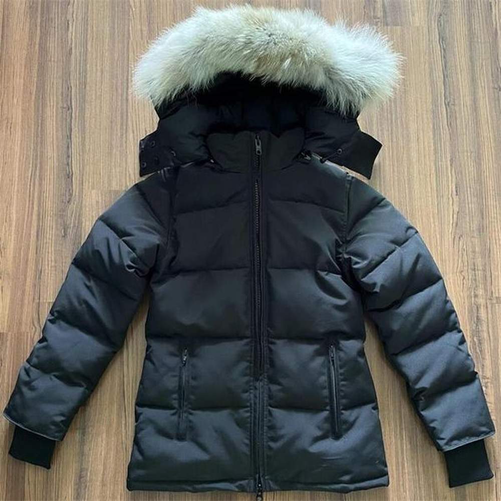women winter down jackets real coyote fur designer femme puffer