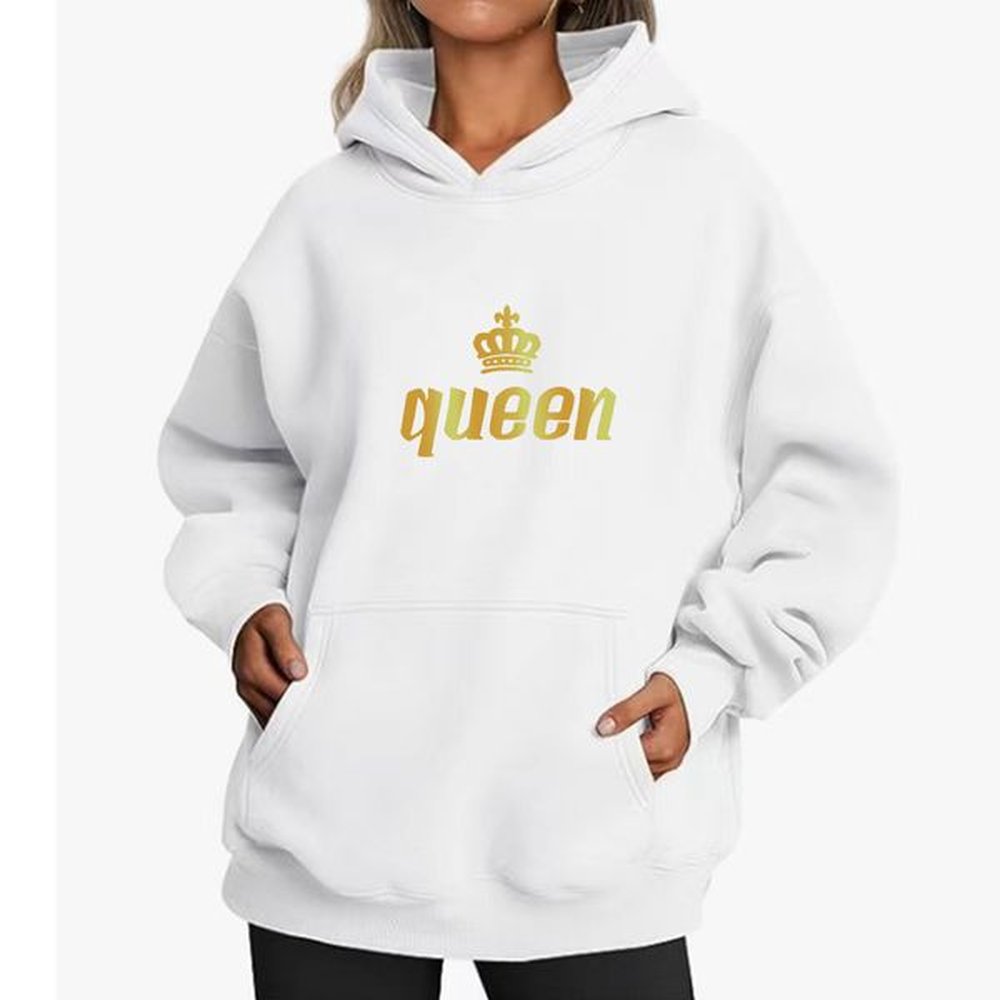 women yk hoodies harajuku letter print loose sweatshirt trousers hip
