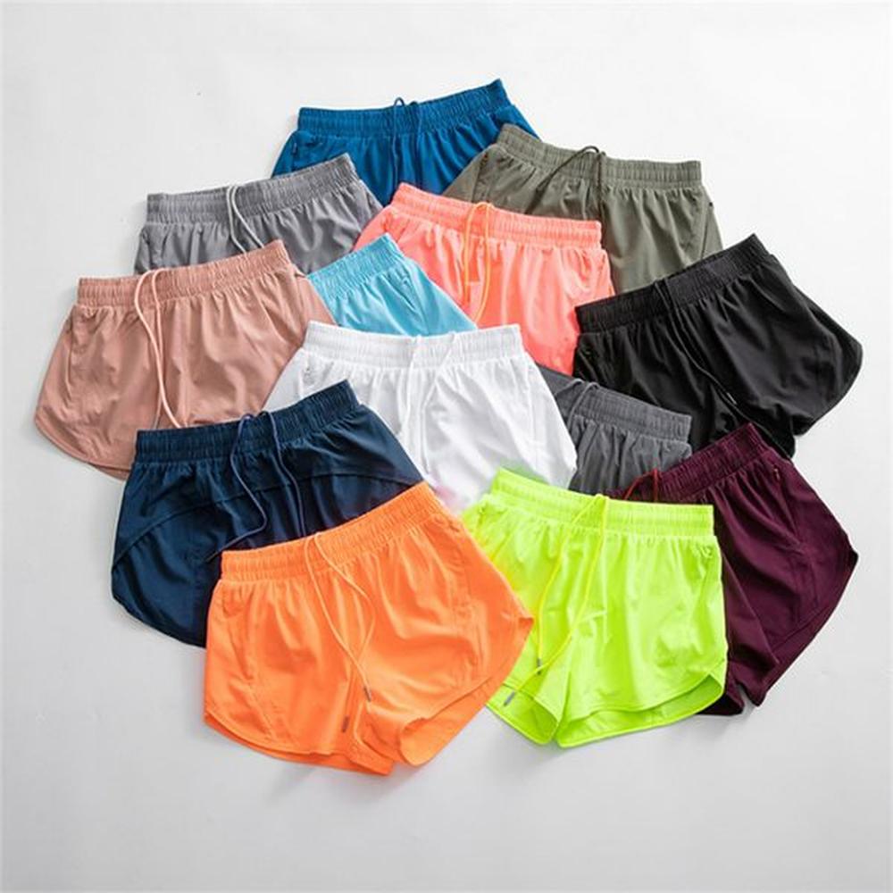 women yoga pants shorts fitness shorts women high waist slim quick dry breathable high elasticity nylon material sports shorts align shorts